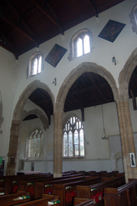 The south arcade and aisle August 2009